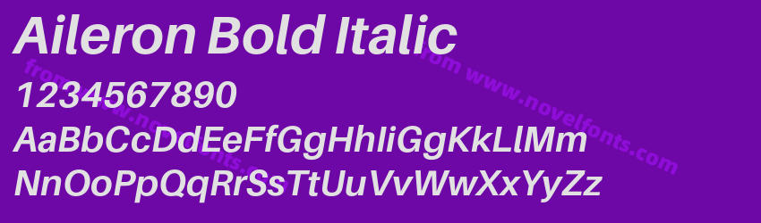 Aileron Bold ItalicPreview Aileron Bold ItalicPreview