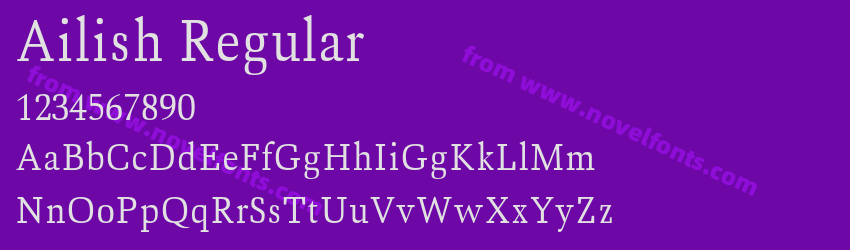 Ailish RegularPreview Ailish RegularPreview