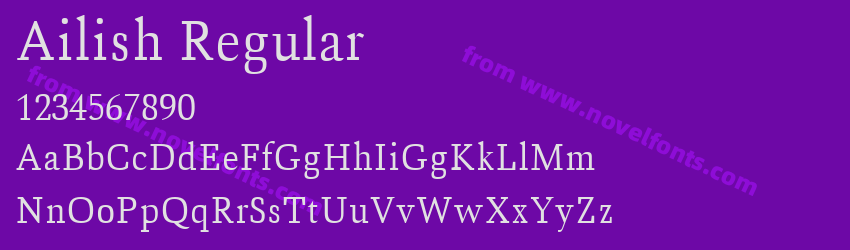 Ailish RegularPreview