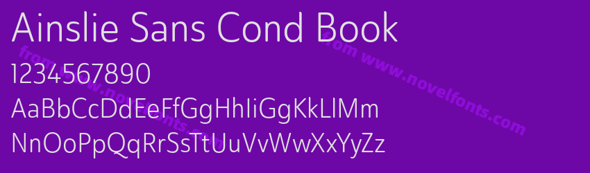 Ainslie Sans Cond BookPreview