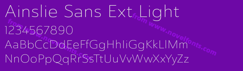 Ainslie Sans Ext LightPreview Ainslie Sans Ext LightPreview