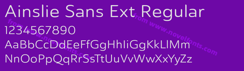 Ainslie Sans Ext RegularPreview