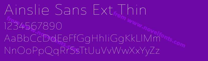 Ainslie Sans Ext ThinPreview
