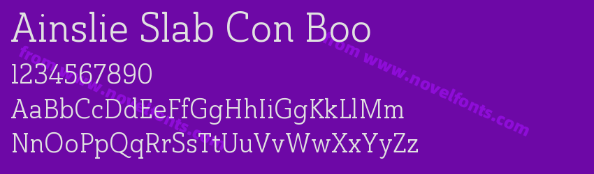 Ainslie Slab Con BooPreview Ainslie Slab Con BooPreview