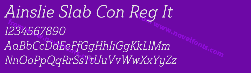 Ainslie Slab Con Reg ItPreview Ainslie Slab Con Reg ItPreview