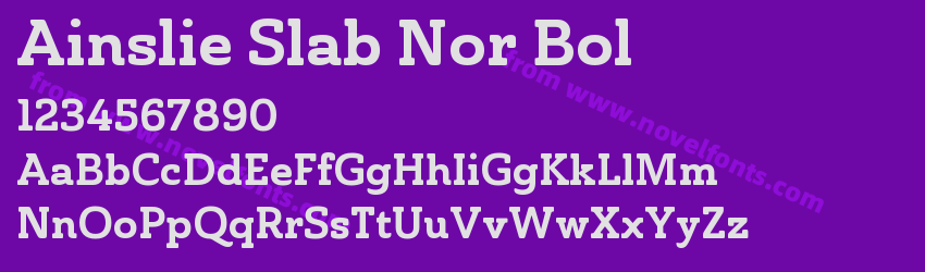 Ainslie Slab Nor BolPreview Ainslie Slab Nor BolPreview