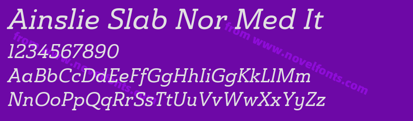 Ainslie Slab Nor Med ItPreview Ainslie Slab Nor Med ItPreview