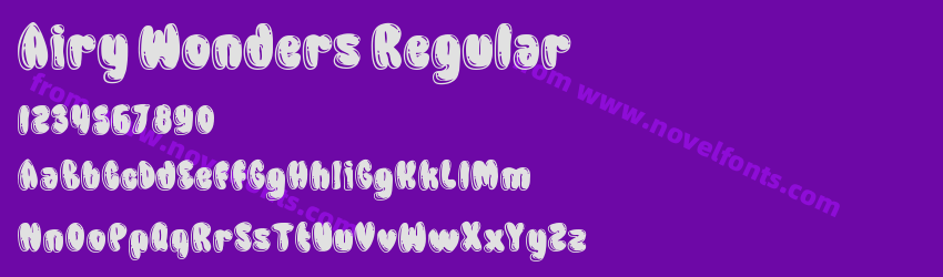 Airy Wonders RegularPreview Airy Wonders RegularPreview