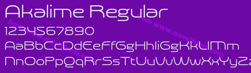 Akalime RegularPreview Akalime RegularPreview