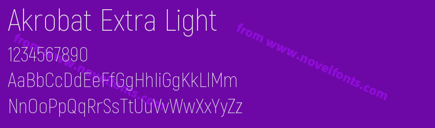 Akrobat Extra LightPreview Akrobat Extra LightPreview