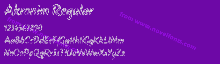 Akronim RegularPreview