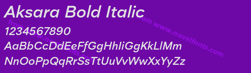 Aksara Bold ItalicPreview Aksara Bold ItalicPreview