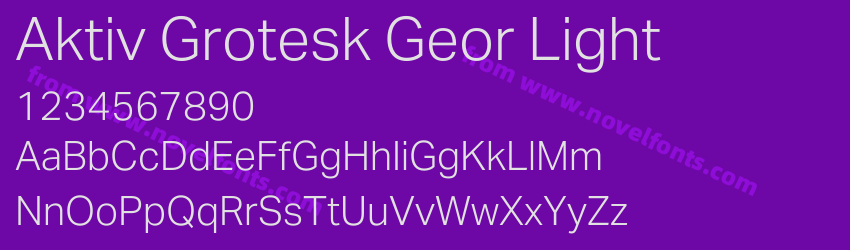 Aktiv Grotesk Geor LightPreview Aktiv Grotesk Geor LightPreview