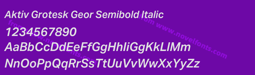 Aktiv Grotesk Geor Semibold ItalicPreview Aktiv Grotesk Geor Semibold ItalicPreview