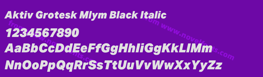 Aktiv Grotesk Mlym Black ItalicPreview Aktiv Grotesk Mlym Black ItalicPreview