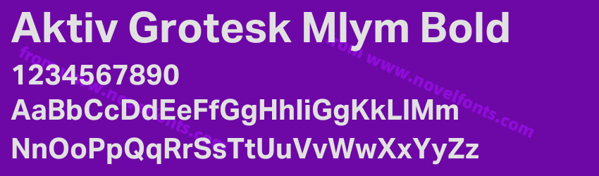 Aktiv Grotesk Mlym BoldPreview