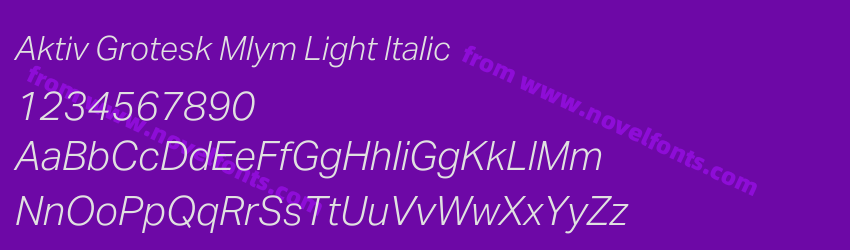 Aktiv Grotesk Mlym Light ItalicPreview Aktiv Grotesk Mlym Light ItalicPreview