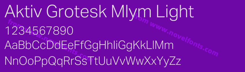 Aktiv Grotesk Mlym LightPreview