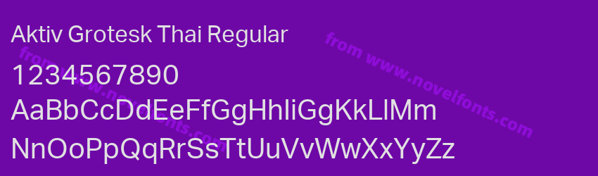 Aktiv Grotesk Thai RegularPreview Aktiv Grotesk Thai RegularPreview