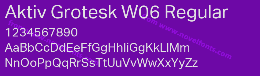 Aktiv Grotesk W06 RegularPreview Aktiv Grotesk W06 RegularPreview