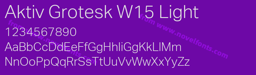 Aktiv Grotesk W15 LightPreview Aktiv Grotesk W15 LightPreview