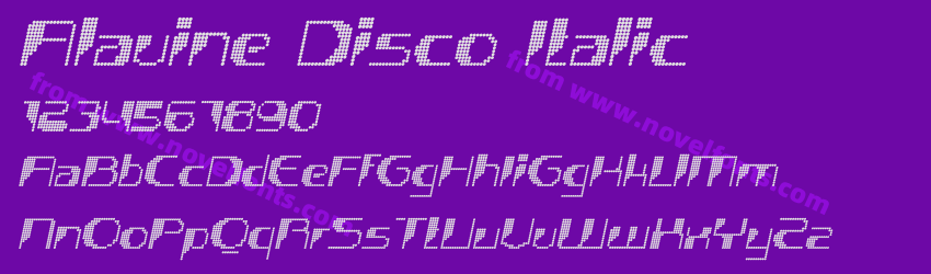 Alavine Disco ItalicPreview