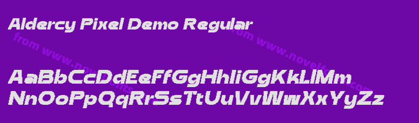Aldercy Pixel Demo RegularPreview