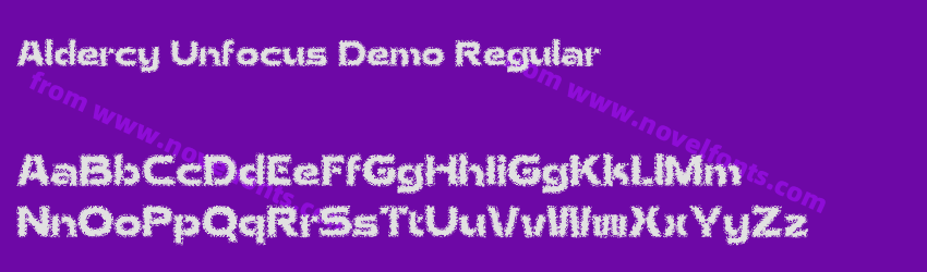 Aldercy Unfocus Demo RegularPreview Aldercy Unfocus Demo RegularPreview