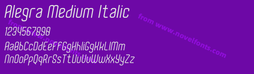 Alegra Medium ItalicPreview