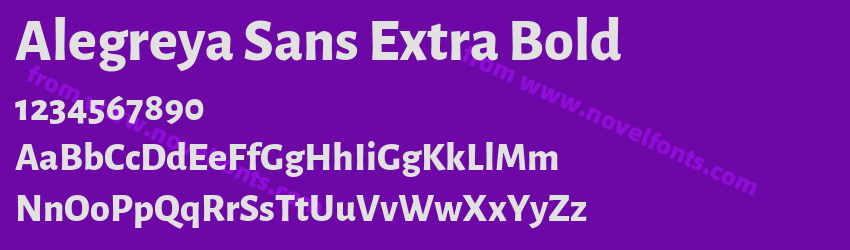 Alegreya Sans Extra BoldPreview