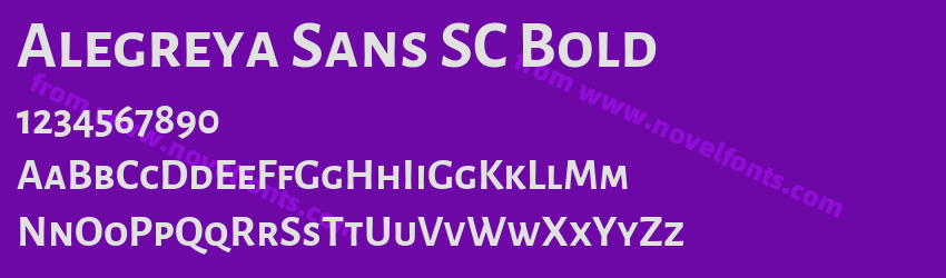 Alegreya Sans SC BoldPreview Alegreya Sans SC BoldPreview