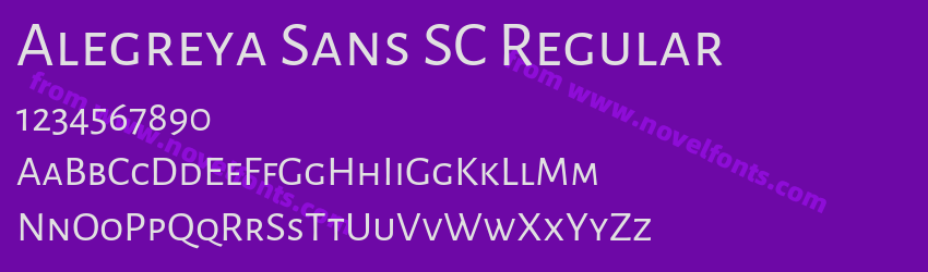 Alegreya Sans SC RegularPreview Alegreya Sans SC RegularPreview