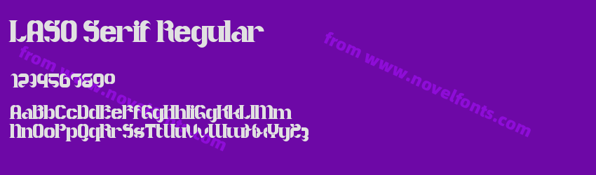 LASO Serif RegularPreview