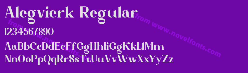 Alegvierk RegularPreview Alegvierk RegularPreview