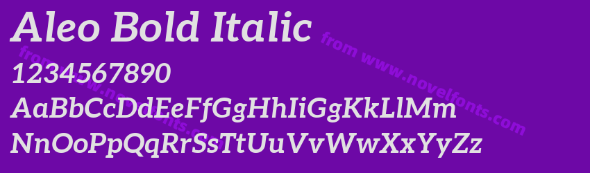 Aleo Bold ItalicPreview Aleo Bold ItalicPreview