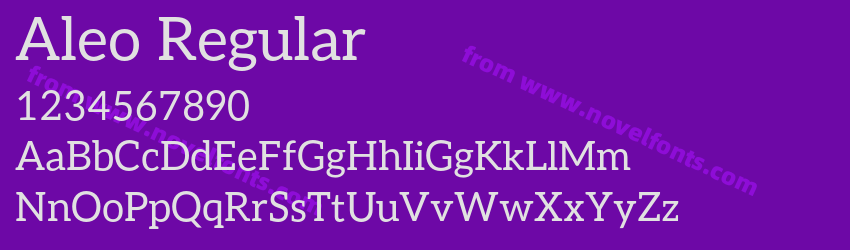 Aleo RegularPreview Aleo RegularPreview