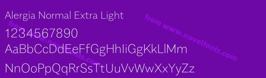 Alergia Normal Extra LightPreview Alergia Normal Extra LightPreview