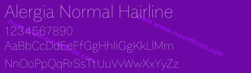 Alergia Normal HairlinePreview Alergia Normal HairlinePreview