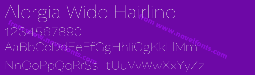 Alergia Wide HairlinePreview Alergia Wide HairlinePreview