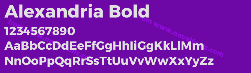 Alexandria BoldPreview