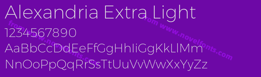 Alexandria Extra LightPreview Alexandria Extra LightPreview