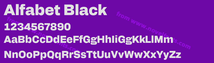 Alfabet BlackPreview