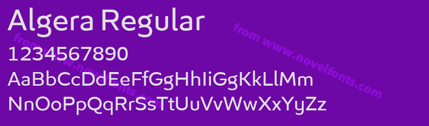 Algera RegularPreview Algera RegularPreview