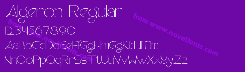 Algeron RegularPreview Algeron RegularPreview