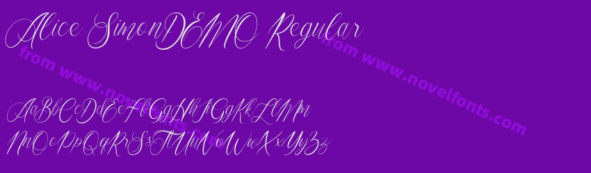 Alice SimonDEMO RegularPreview