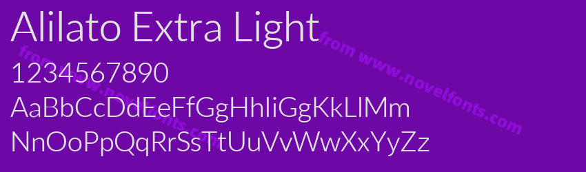 Alilato Extra LightPreview Alilato Extra LightPreview