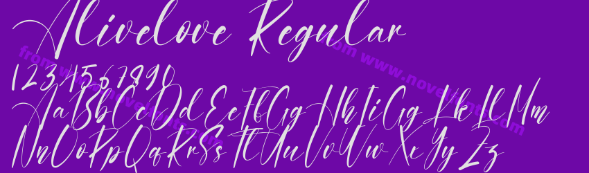 Alivelove RegularPreview Alivelove RegularPreview