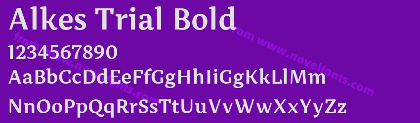 Alkes Trial BoldPreview Alkes Trial BoldPreview