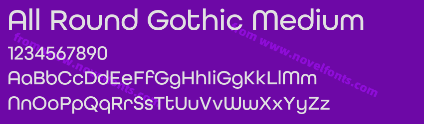 All Round Gothic MediumPreview