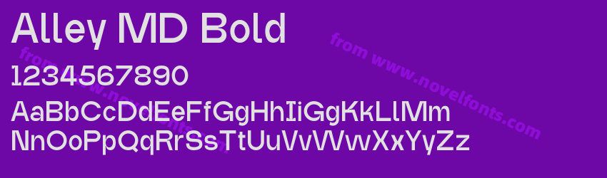 Alley MD BoldPreview Alley MD BoldPreview